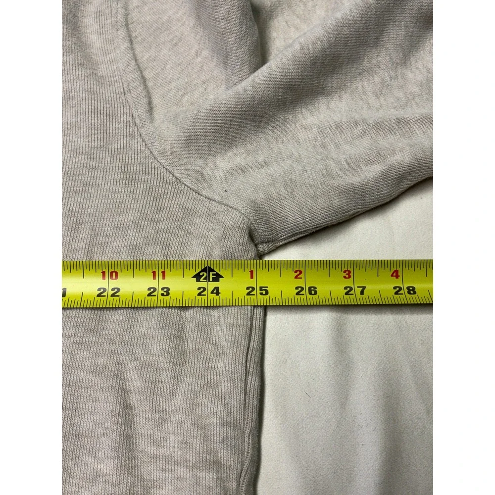 Polo Ralph Lauren‎ Mens XL Quarter Zip Pullover Sweater Heather Gray Cotton Pony